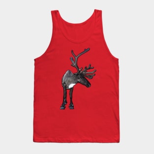 Santa Claus Reindeer Tank Top